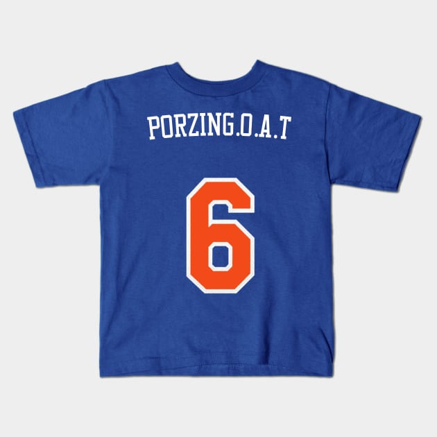 Kristaps Porzingis Porzingoat Nickname Jersey New York Knicks